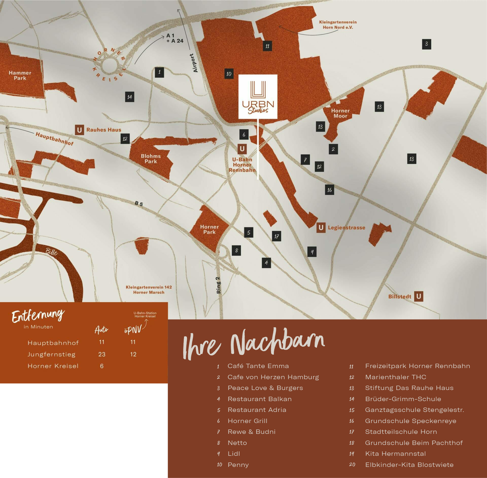 urbn studios hamburg horn lagekarte karte